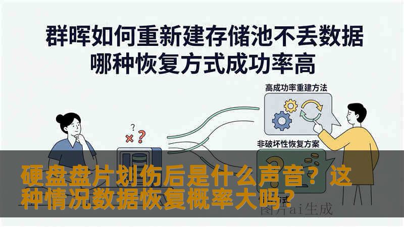 硬盘盘片划伤后是什么声音？这种情况数据恢复概率大吗？