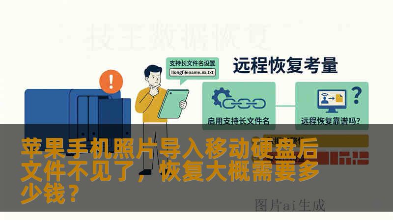 苹果手机照片导入移动硬盘后文件不见了,恢复大概需要多少钱? 苹果手机照片导入移动硬盘后文件不见了,恢复大概需要多少钱?