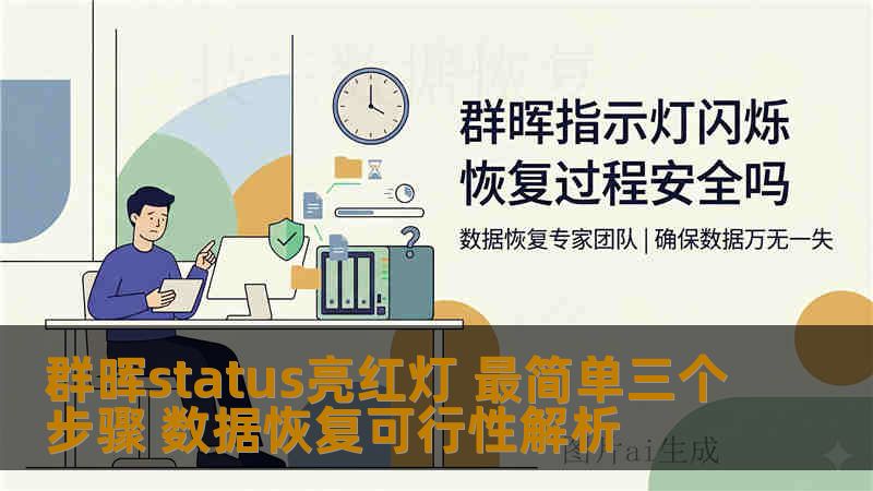 群晖status亮红灯 最简单三个步骤 数据恢复可行性解析
