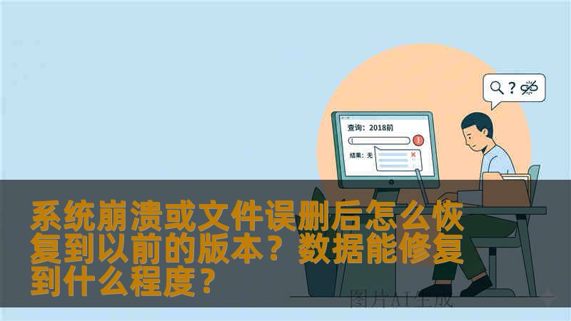 系统崩溃或文件误删后怎么恢复到以前的版本?数据能修复到什么程度? 系统崩溃或文件误删后怎么恢复到以前的版本?数据能修复到什么程度?