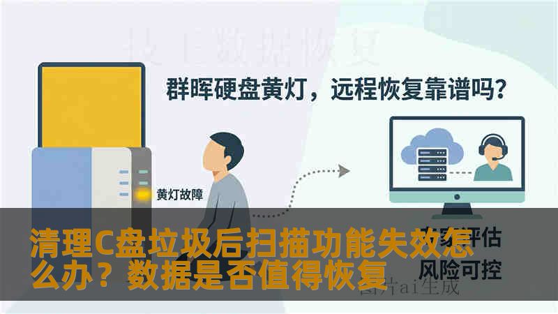 清理C盘垃圾后扫描功能失效怎么办？数据是否值得恢复