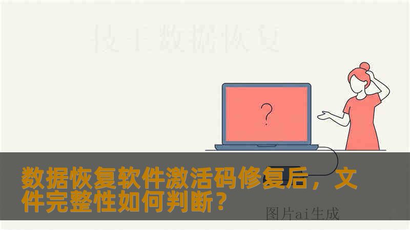 数据恢复软件激活码修复后，文件完整性如何判断？
