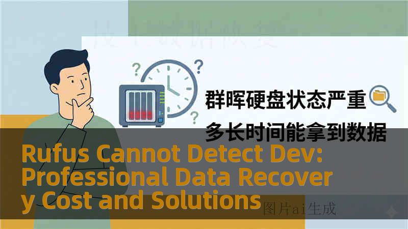 Rufus Cannot Detect Dev: Professional Data Recovery Cost and Solutions