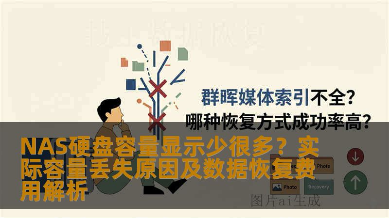 NAS硬盘容量显示少很多？实际容量丢失原因及数据恢复费用解析