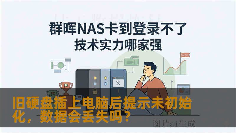 旧硬盘插上电脑后提示未初始化，数据会丢失吗？