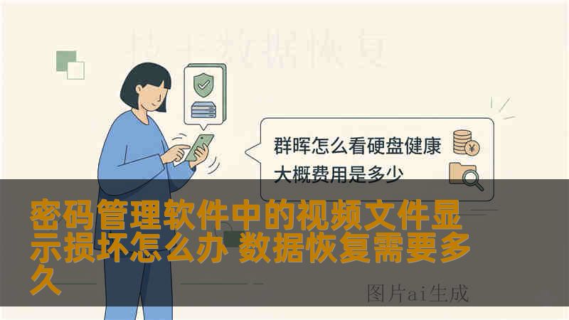 密码管理软件中的视频文件显示损坏怎么办 数据恢复需要多久