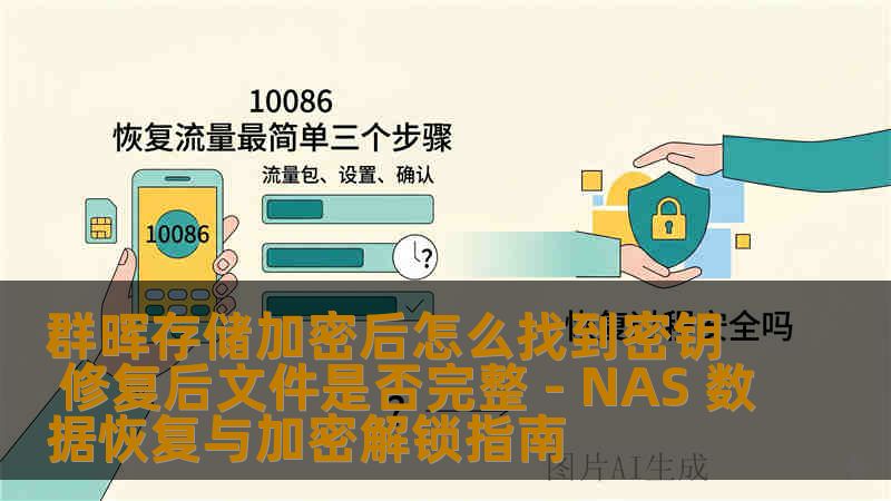 群晖存储加密后怎么找到密钥 修复后文件是否完整 - NAS 数据恢复与加密解锁指南