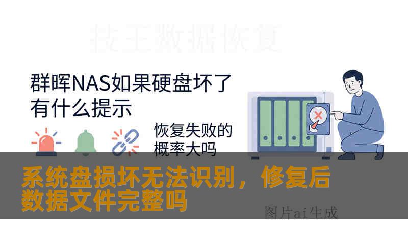 系统盘损坏无法识别，修复后数据文件完整吗