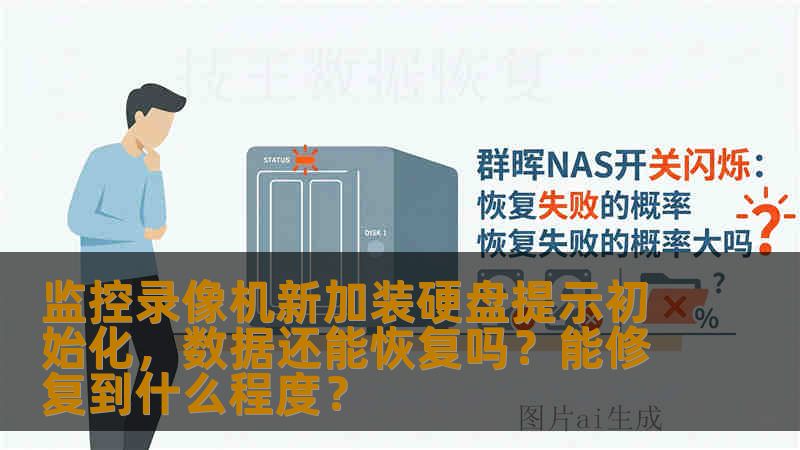 监控录像机新加装硬盘提示初始化，数据还能恢复吗？能修复到什么程度？