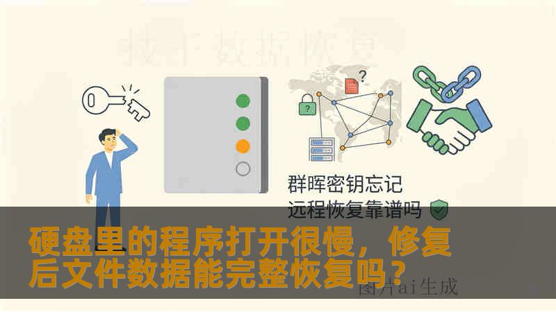 硬盘里的程序打开很慢，修复后文件数据能完整恢复吗？