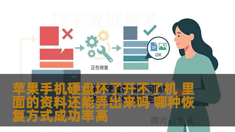 苹果手机硬盘坏了开不了机 里面的资料还能弄出来吗 哪种恢复方式成功率高