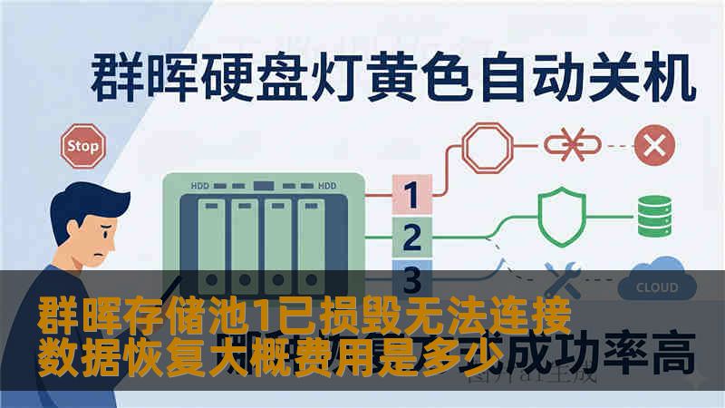 群晖存储池1已损毁无法连接 数据恢复大概费用是多少