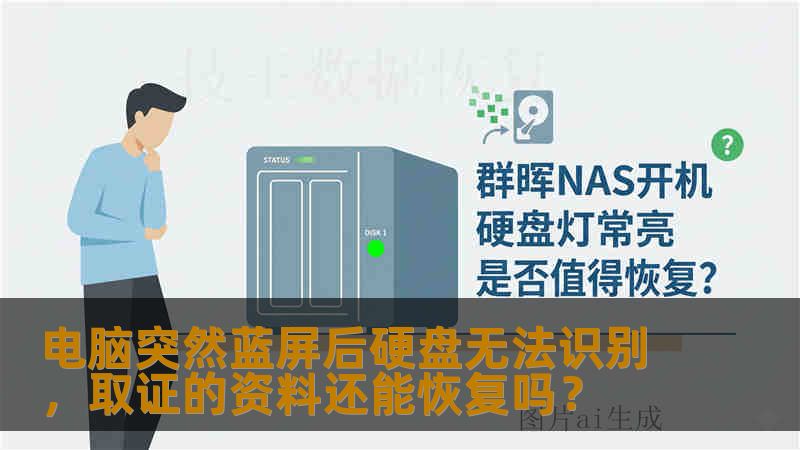 电脑突然蓝屏后硬盘无法识别，取证的资料还能恢复吗？