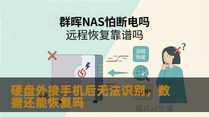 硬盘外接手机后无法识别，数据还能恢复吗