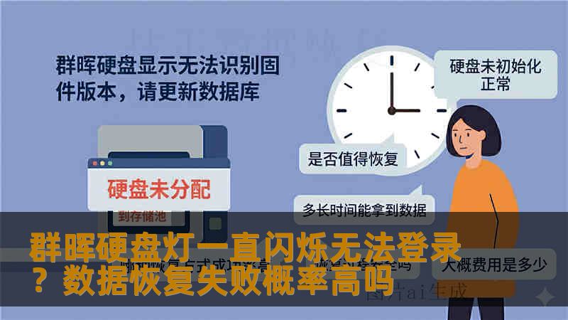 群晖硬盘灯一直闪烁无法登录?数据恢复失败概率高吗 群晖硬盘灯一直闪烁无法登录?数据恢复失败概率高吗