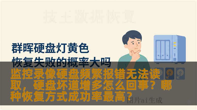 监控录像硬盘频繁报错无法读取,硬盘坏道增多怎么回事?哪种恢复方式成功率最高? 监控录像硬盘频繁报错无法读取,硬盘坏道增多怎么回事?哪种恢复方式成功率最高?
