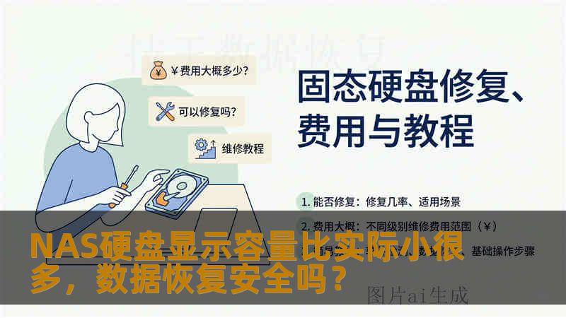 NAS硬盘显示容量比实际小很多，数据恢复安全吗？