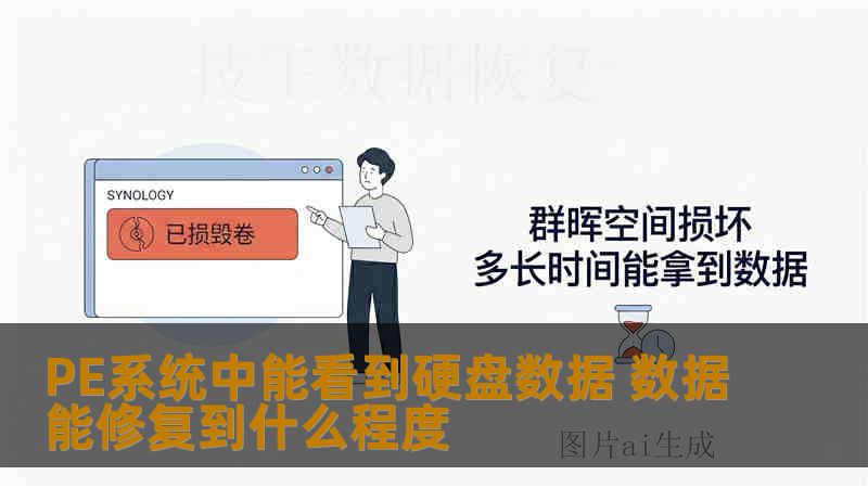 PE系统中能看到硬盘数据 数据能修复到什么程度