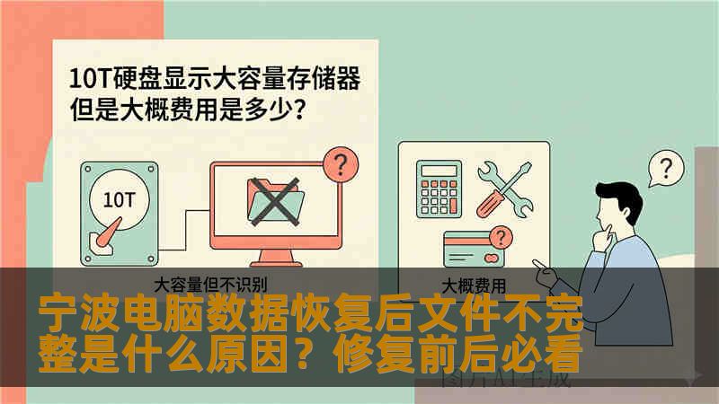 宁波电脑数据恢复后文件不完整是什么原因？修复前后必看