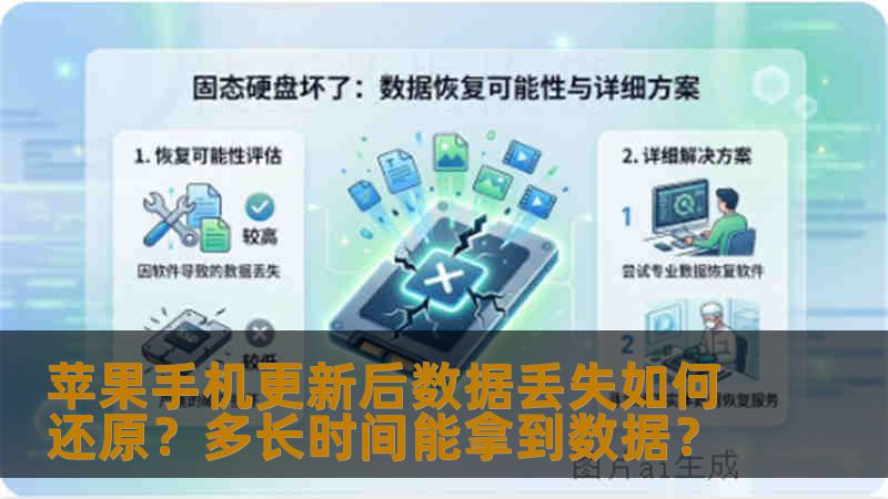 苹果手机更新后数据丢失如何还原？多长时间能拿到数据？