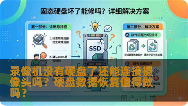 录像机没有硬盘了还能连接摄像头吗？硬盘数据恢复值得做吗？