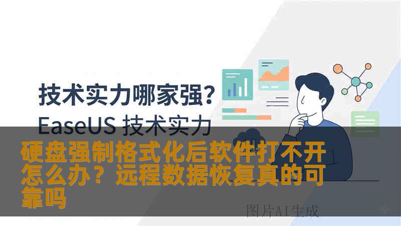 硬盘强制格式化后软件打不开怎么办？远程数据恢复真的可靠吗