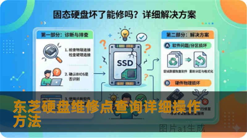 东芝硬盘维修点查询详细操作方法