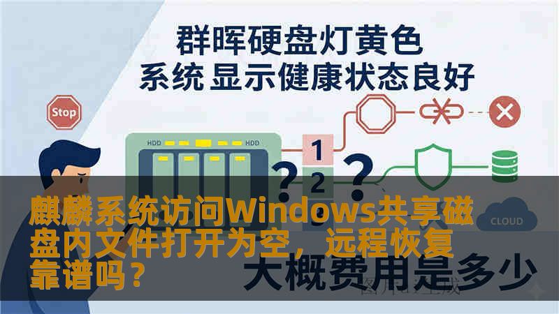 麒麟系统访问Windows共享磁盘内文件打开为空，远程恢复靠谱吗？