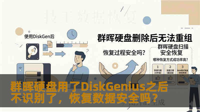 群晖硬盘用了DiskGenius之后不识别了，恢复数据安全吗？