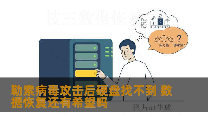 勒索病毒攻击后硬盘找不到 数据恢复还有希望吗