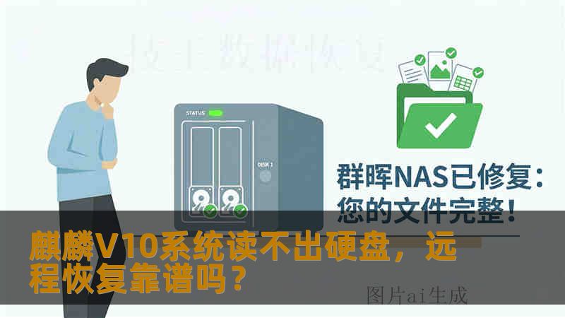 麒麟V10系统读不出硬盘，远程恢复靠谱吗？