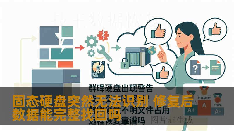固态硬盘突然无法识别 修复后数据能完整找回吗