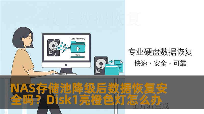 NAS存储池降级后数据恢复安全吗?Disk1亮橙色灯怎么办 NAS存储池降级后数据恢复安全吗?Disk1亮橙色灯怎么办