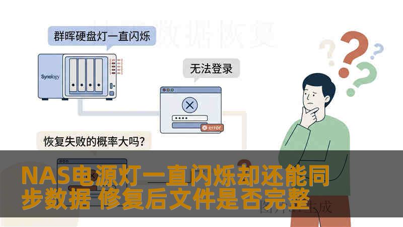 NAS电源灯一直闪烁却还能同步数据 修复后文件是否完整 NAS电源灯一直闪烁却还能同步数据 修复后文件是否完整