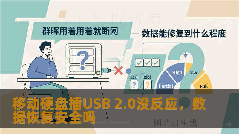 移动硬盘插USB 2.0没反应，数据恢复安全吗