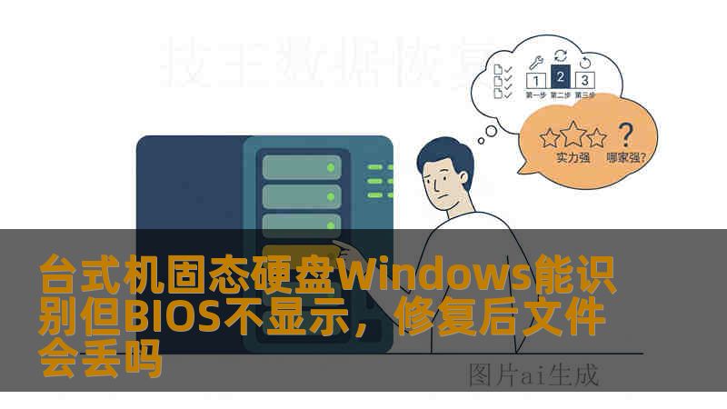 台式机固态硬盘Windows能识别但BIOS不显示，修复后文件会丢吗