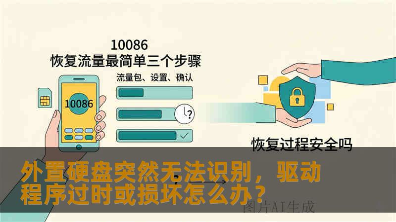 外置硬盘突然无法识别，驱动程序过时或损坏怎么办？