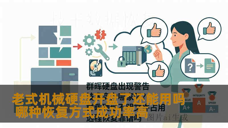 老式机械硬盘开盘了还能用吗 哪种恢复方式成功率高