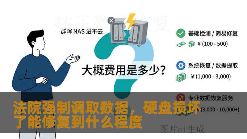 法院强制调取数据，硬盘损坏了能修复到什么程度