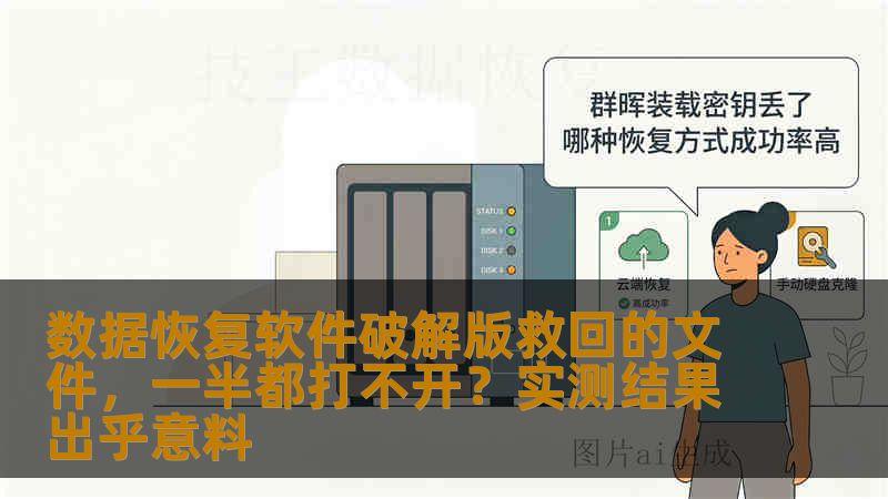 数据恢复软件破解版救回的文件，一半都打不开？实测结果出乎意料