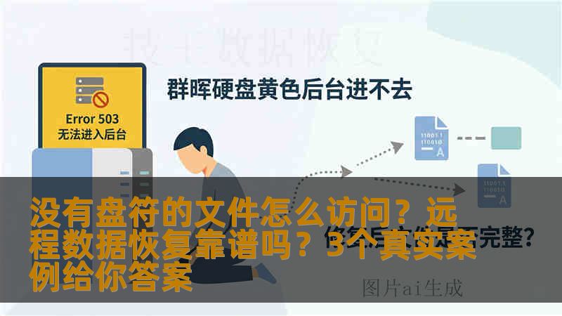 没有盘符的文件怎么访问?远程数据恢复靠谱吗?3个真实案例给你答案 没有盘符的文件怎么访问?远程数据恢复靠谱吗?3个真实案例给你答案