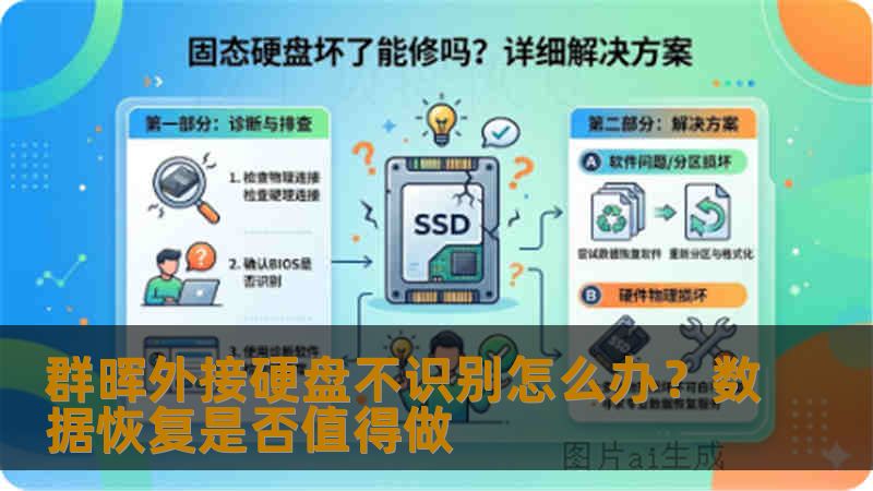 群晖外接硬盘不识别怎么办?数据恢复是否值得做 群晖外接硬盘不识别怎么办?数据恢复是否值得做