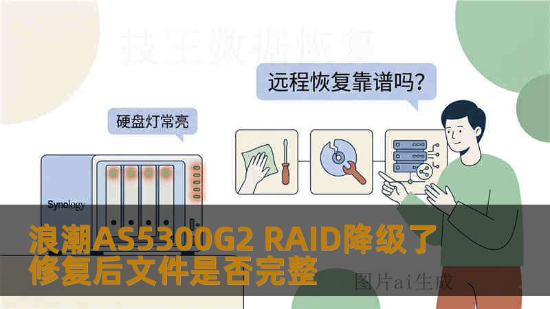 浪潮AS5300G2 RAID降级了 修复后文件是否完整