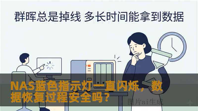 NAS蓝色指示灯一直闪烁，数据恢复过程安全吗？