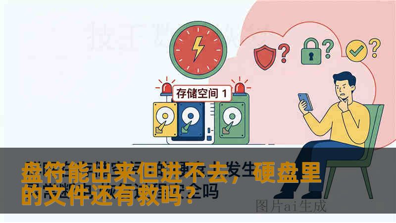 盘符能出来但进不去，硬盘里的文件还有救吗？