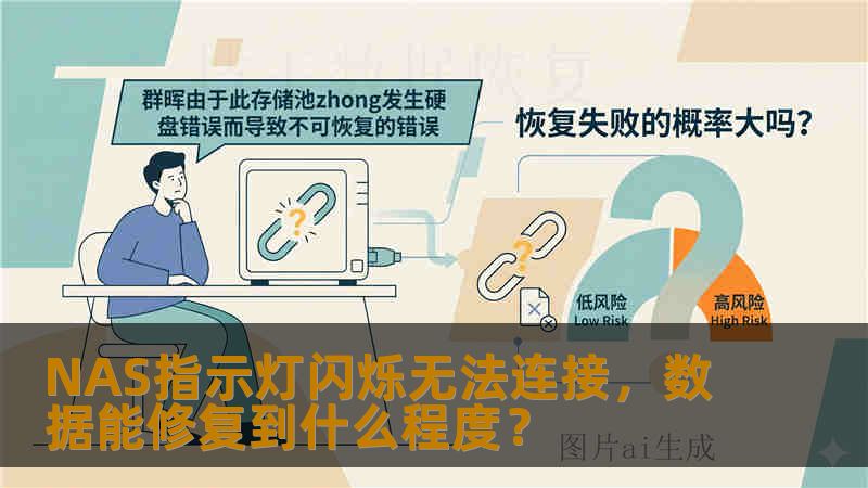 NAS指示灯闪烁无法连接，数据能修复到什么程度？