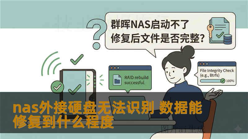 nas外接硬盘无法识别 数据能修复到什么程度