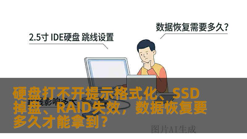 硬盘打不开提示格式化、SSD掉盘、RAID失效，数据恢复要多久才能拿到？