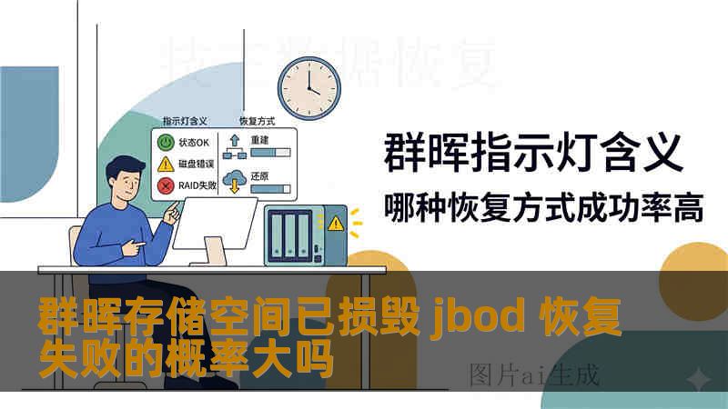 群晖存储空间已损毁 jbod 恢复失败的概率大吗