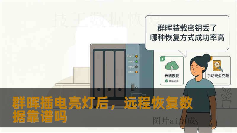 群晖插电亮灯后，远程恢复数据靠谱吗